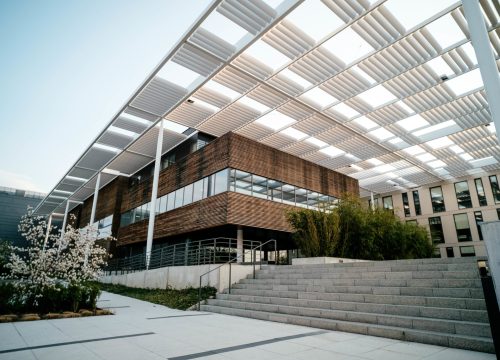 The beautiful modern building- modern architecture