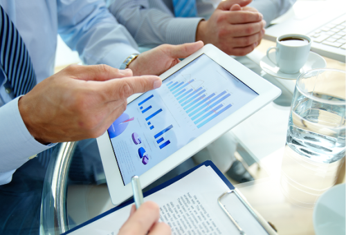 close-up-executive-pointing-graph