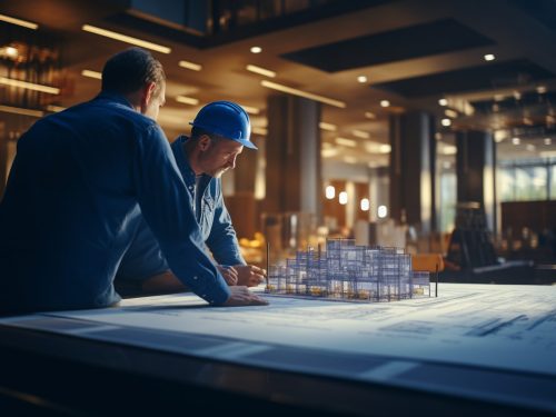 engineers-with-construction-blueprints