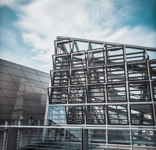 grey concrete building