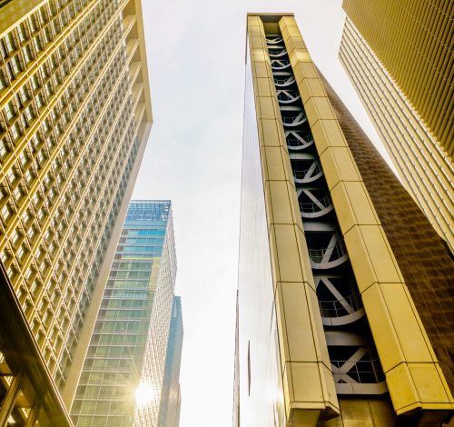 Tokyo, Japan cityscape ( Filtered image processed vintage effect. )